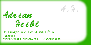 adrian heibl business card